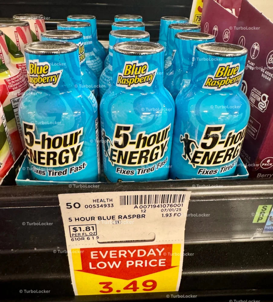 5 Hour Energy Blue Raspberry Drink