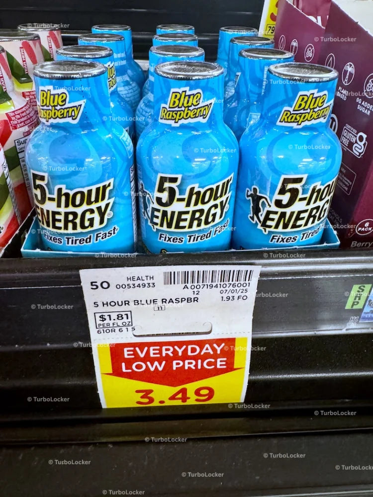 5 Hour Energy Blue Raspberry Drink