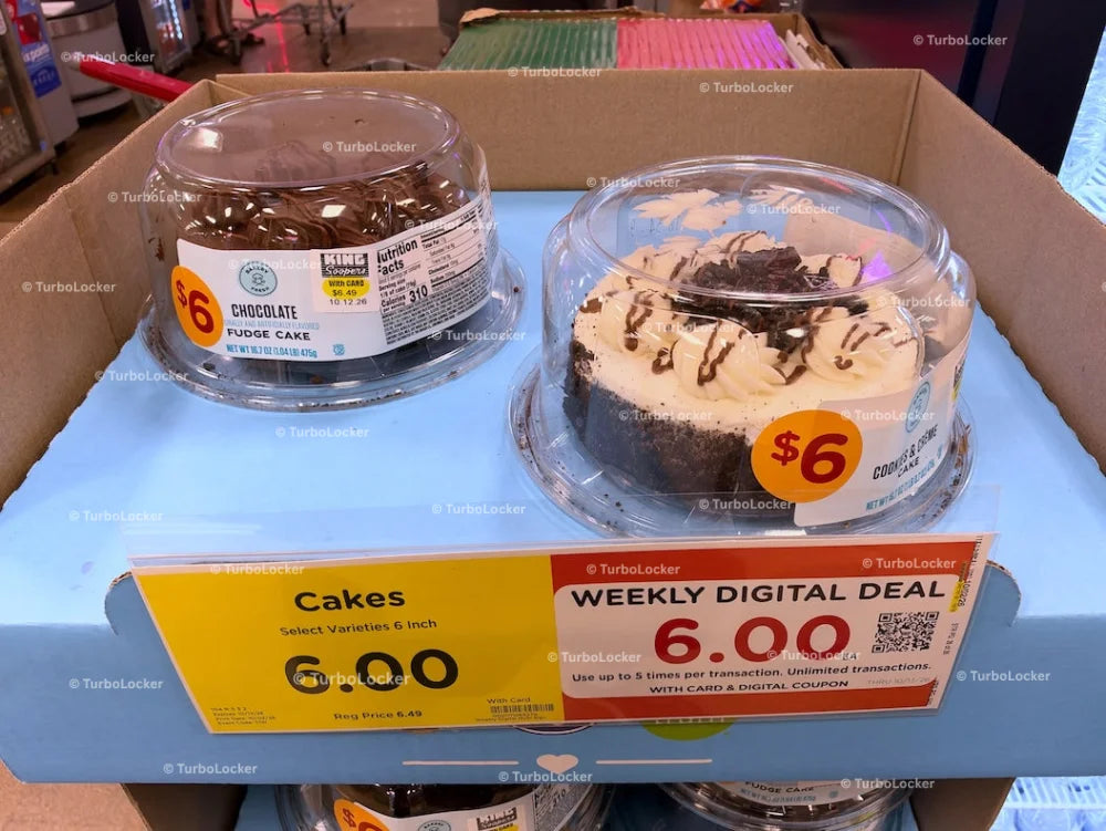 6 Inch Ready Made Impulse Buy Cakes