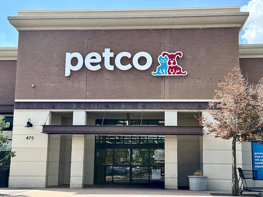 Petco Exterior Storefront And logo