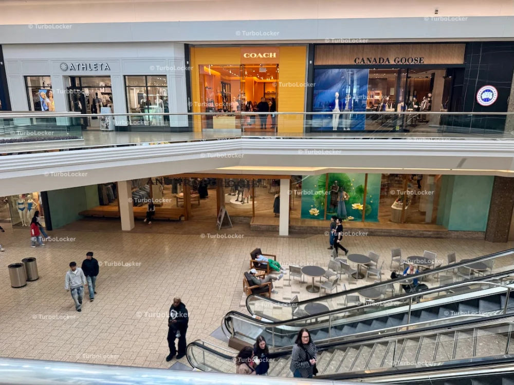 A Mall With Athleta Coach And Canada Goose Shops