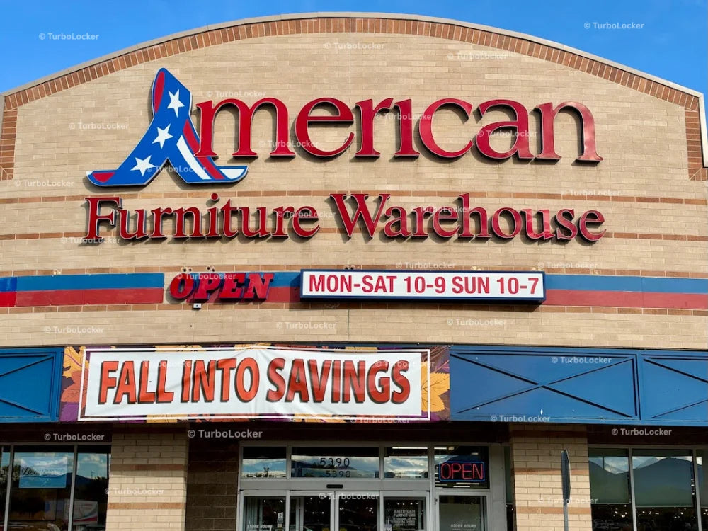 American Furniture Warehouse Signage