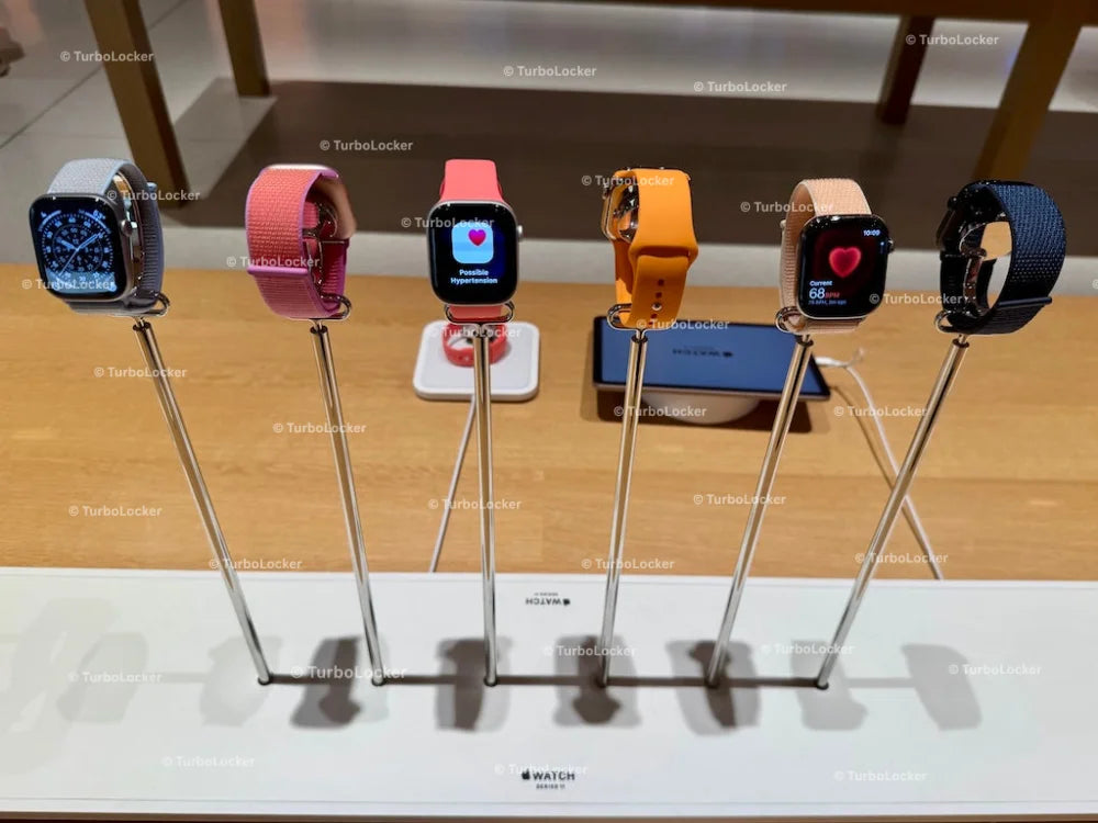 Apple Watches On Display