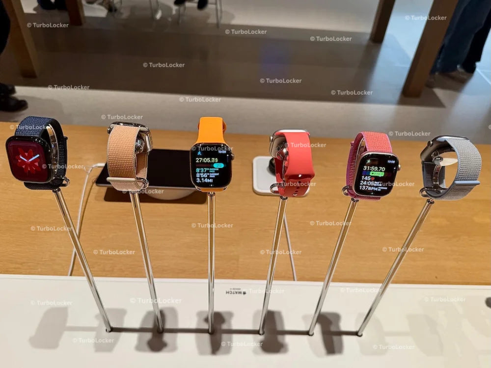 Apple Watches On Display