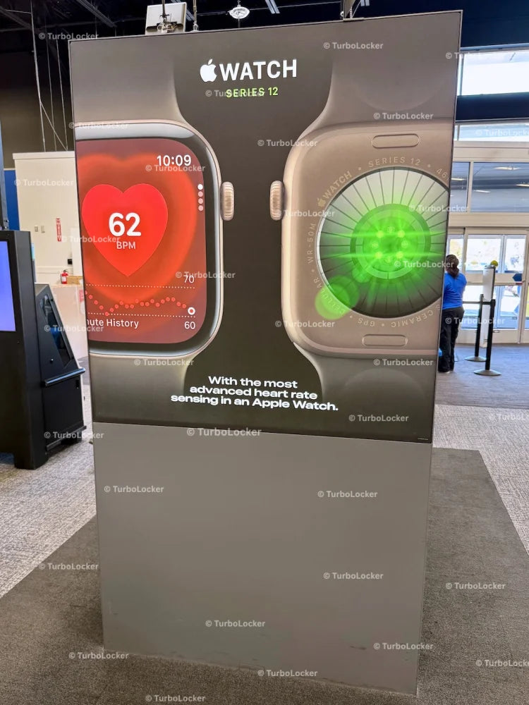 Apple Watch Series 12 Promotional Sign