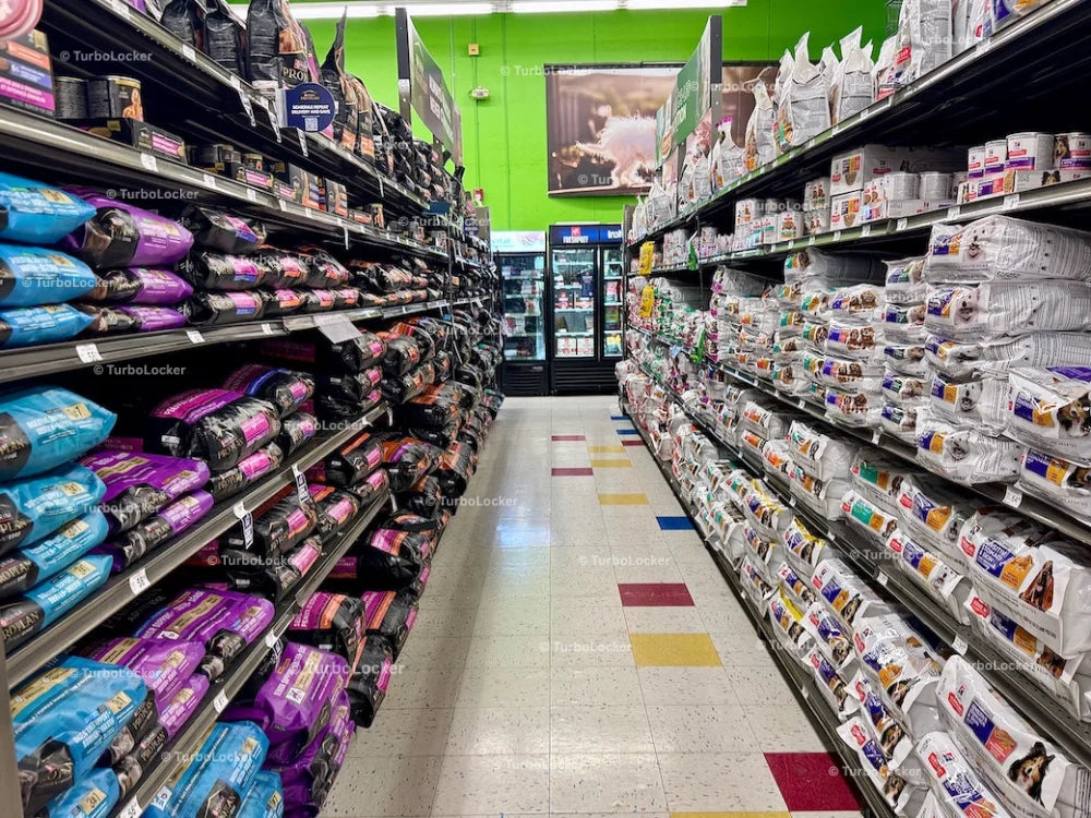Bagged Dry Dog Food Aisle