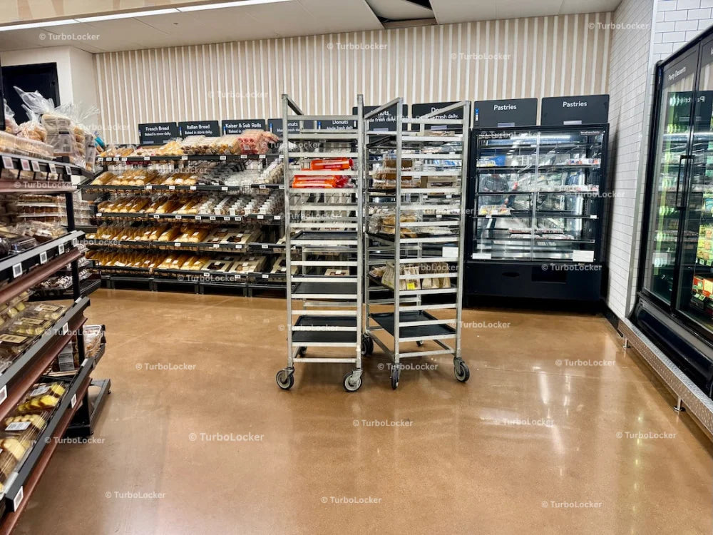 Bakery Discount Racks At A Walmart Store