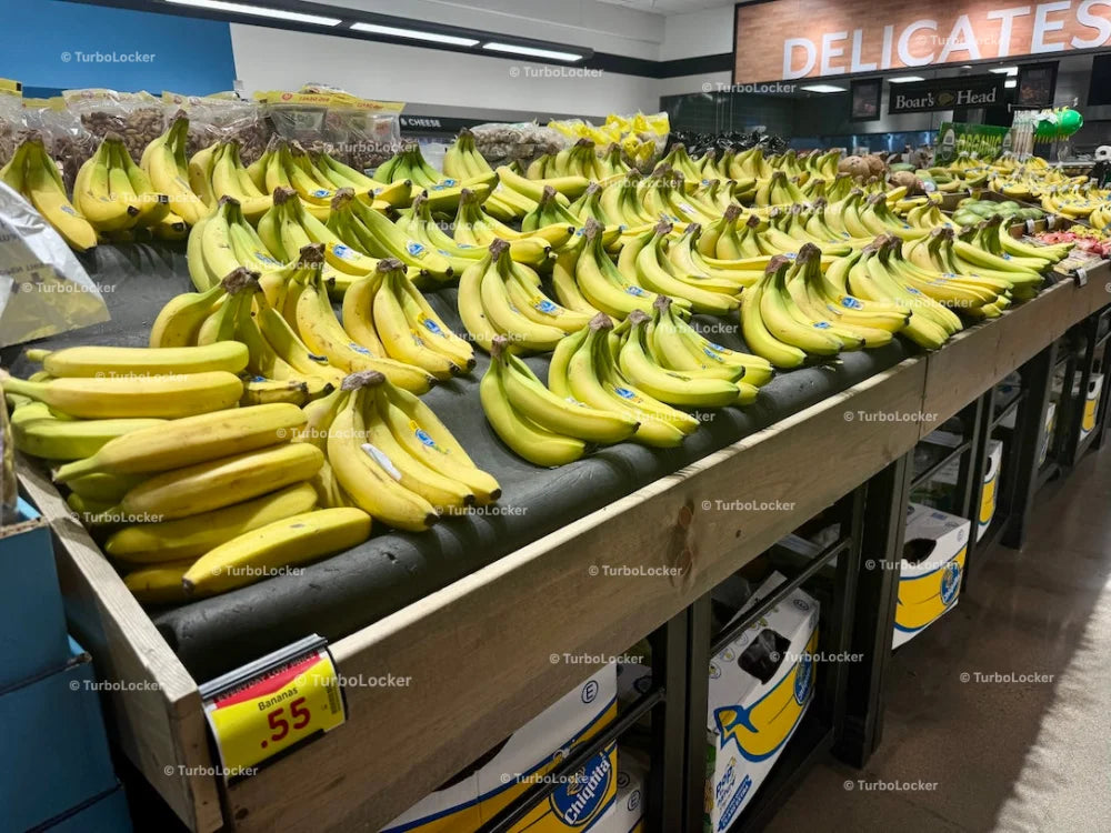 Bananas On A Display Table