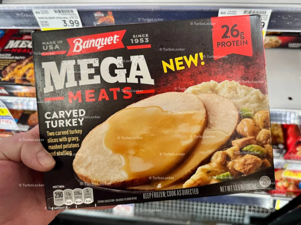Banquet Mega Meats Carved Turkey Microwave Meal