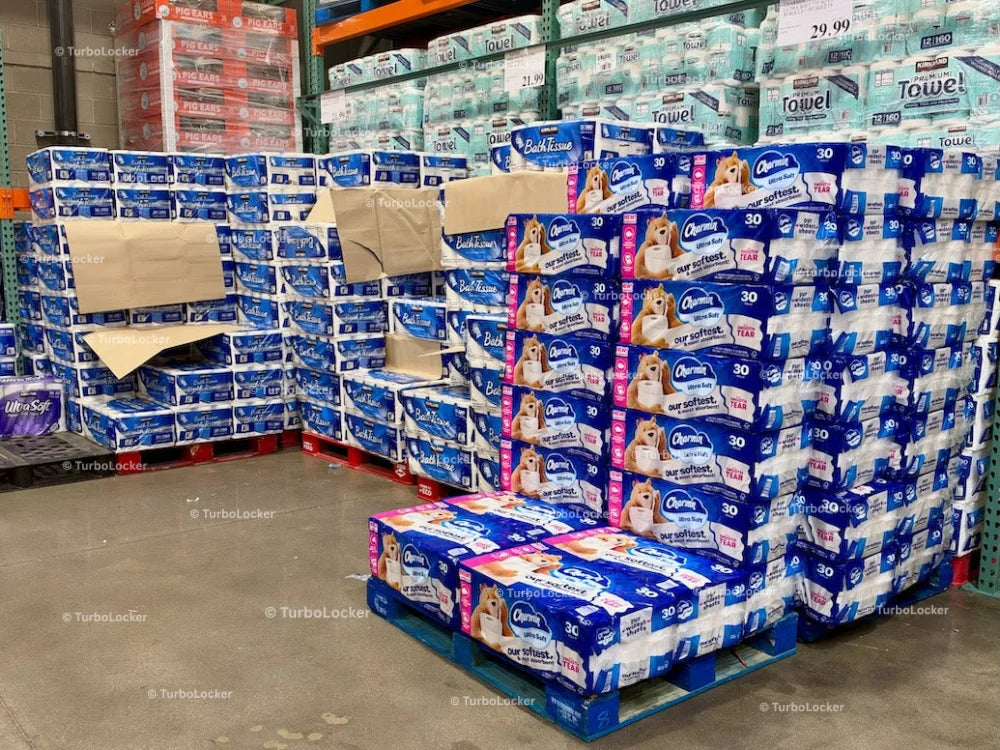 Bath Tissue or Toilet Tissue Multipacks On Pallets