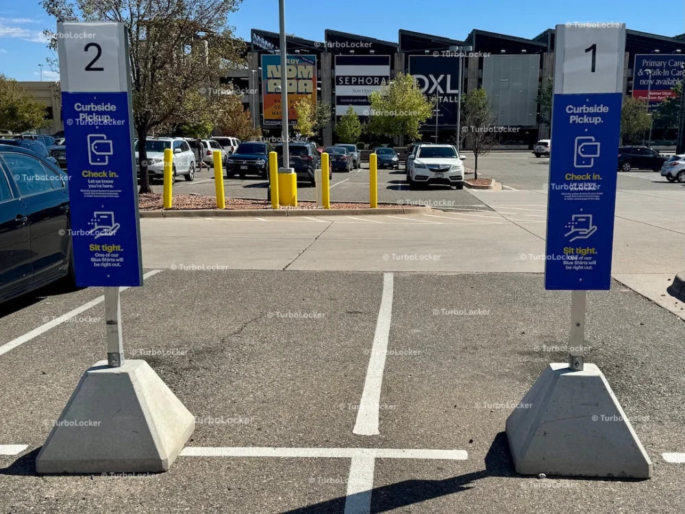 Best Buy Curbside Pickup Signs