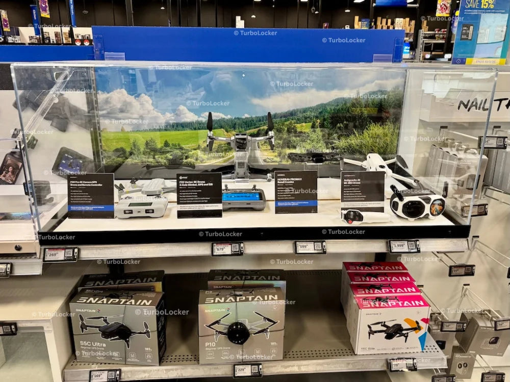 Best Buy Drone Display Showcase