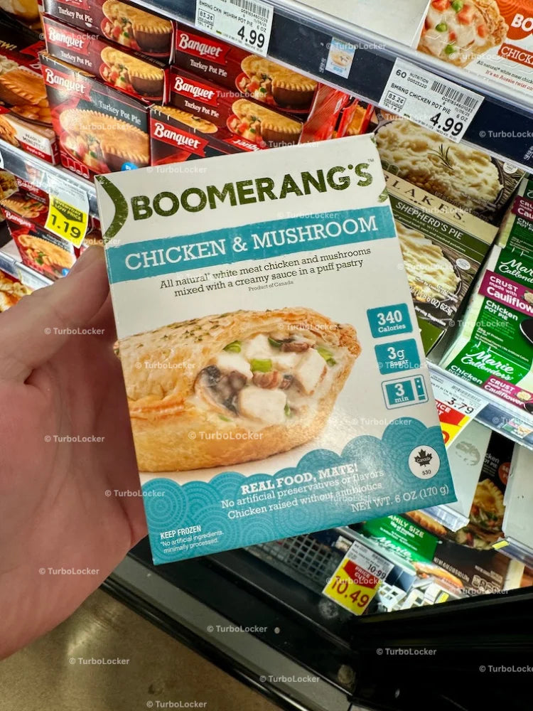 Boomerang’s Chicken And Mushroom Pot Pie