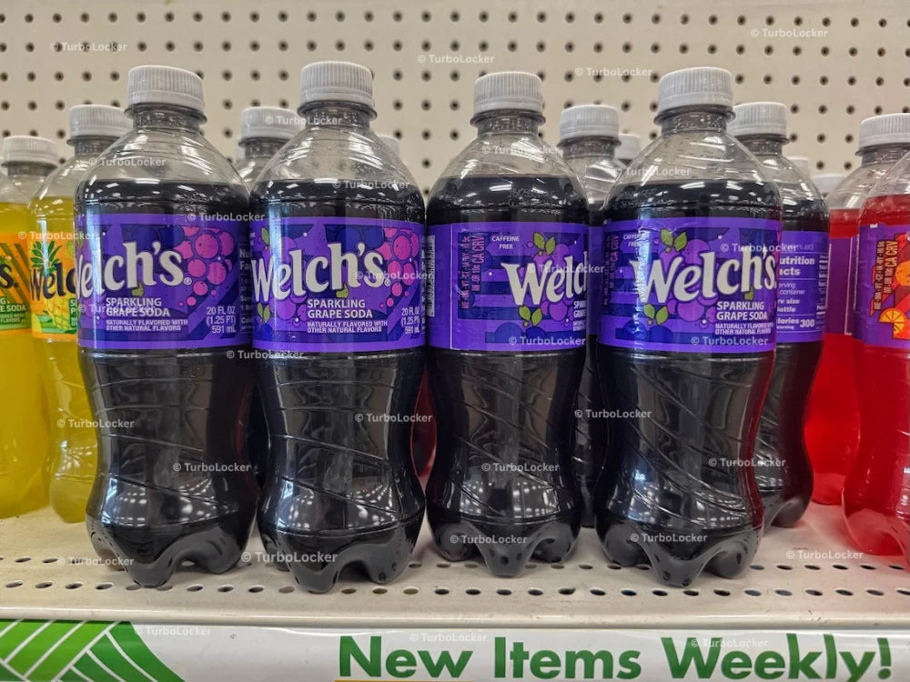 Bottles Of Welch’s Sparkling Grape Soda