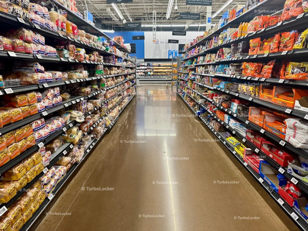 Bread And Candy Isle At A Walmart Store