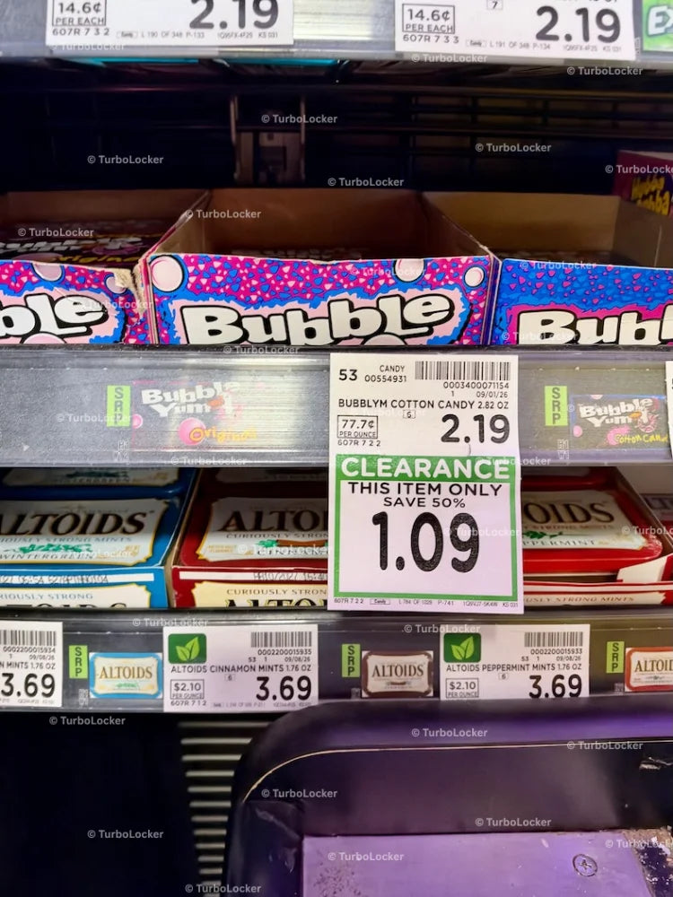 Bubble Yum Cotton Candy Clearance