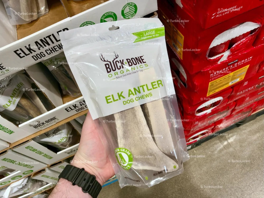 Buck Bone Organics Elk Antler Dog Chews