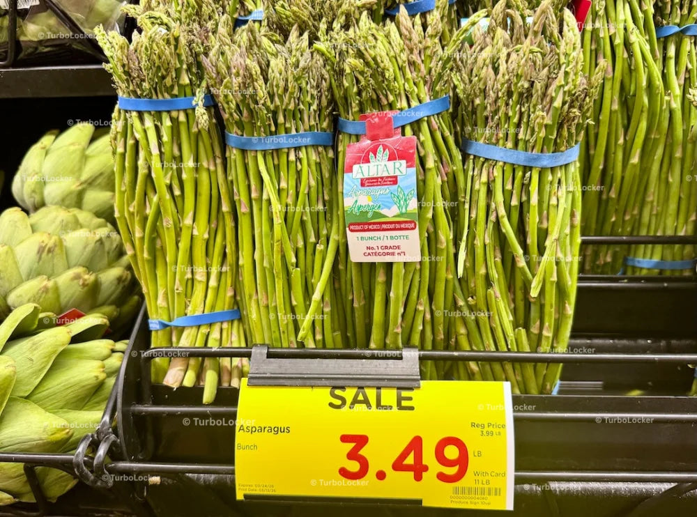 Bunches Of Asparagus On Sale