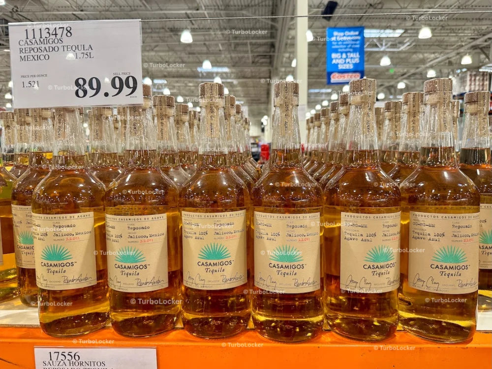 Casamigos Reposado Tequila Mexico Bottles On A Shelf