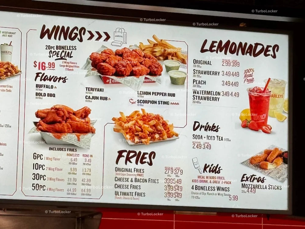 Charleys Philly Cheesesteaks Menu