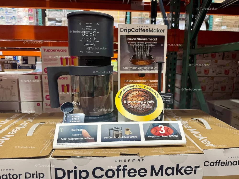 Chefman Drip Coffee Maker Display