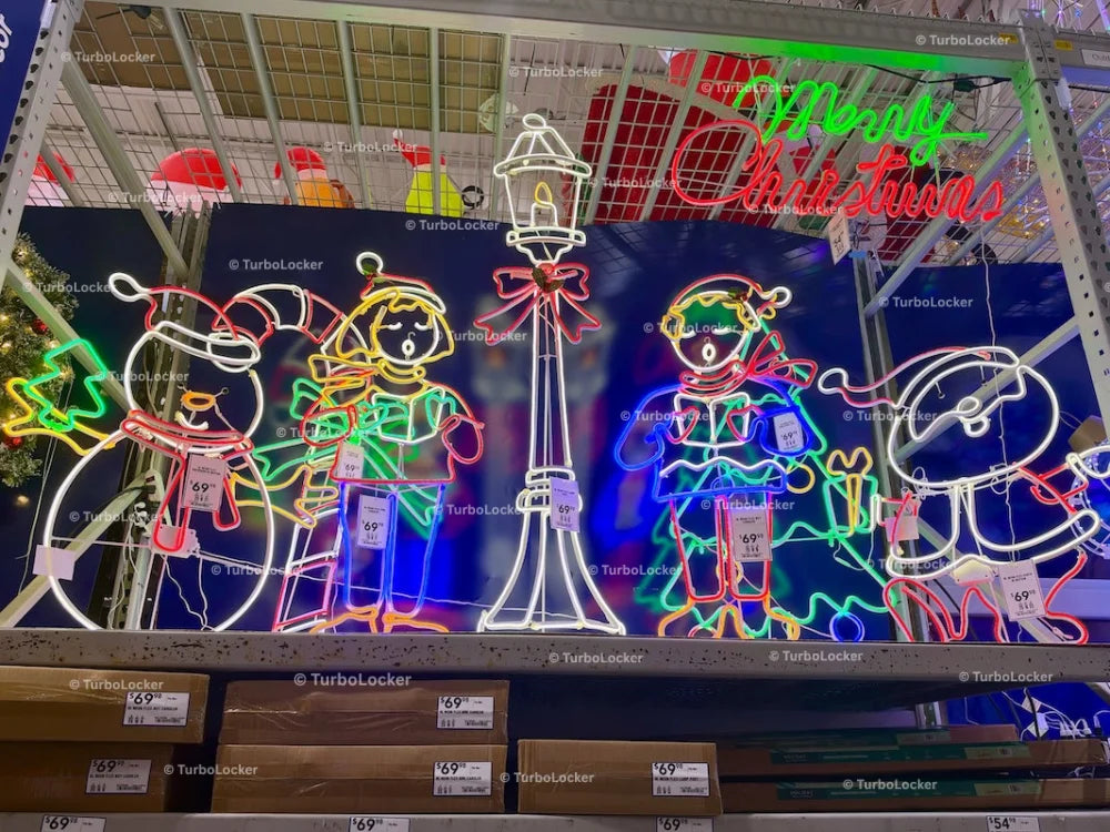 Christmas Neon Light Figurine Decorations