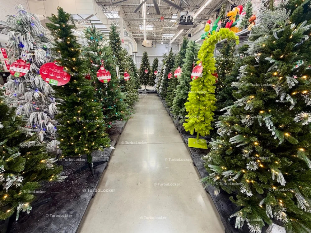 Christmas Tree Display At Walmart