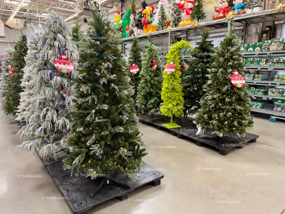 Christmas Tree Display At Walmart