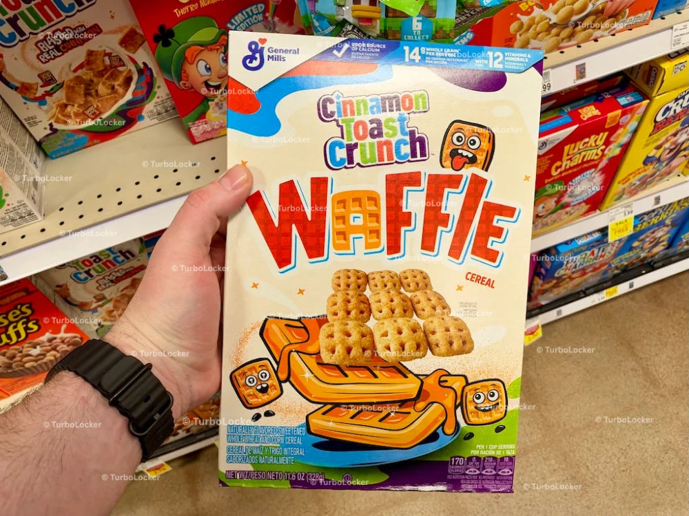 Cinnamon Toast Crunch Waffle Cereal Box