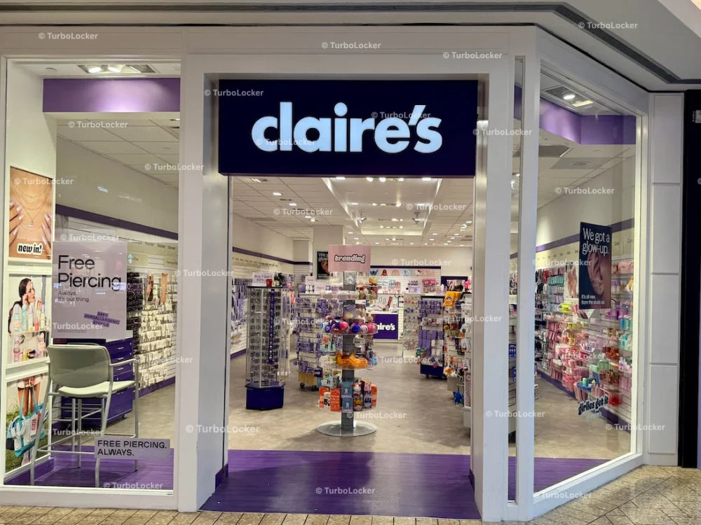 Claire’s Store Exterior And Logo
