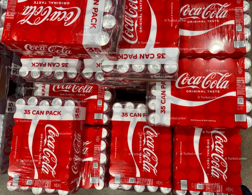 Coca-Cola 35 Can Packs Stacked