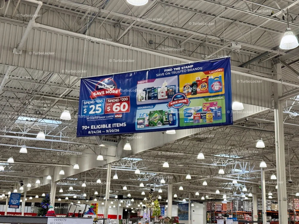 Costco Buy More Save More Promotional Sign