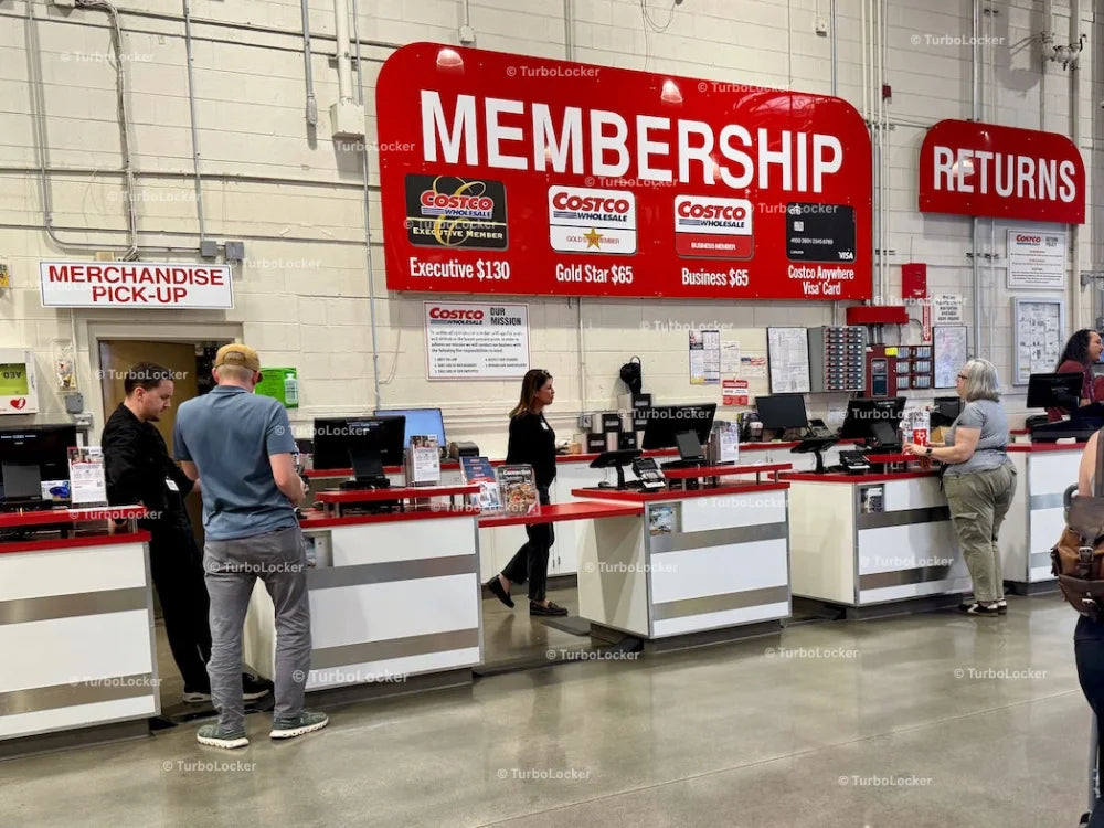 Costco Membership And Returns Area