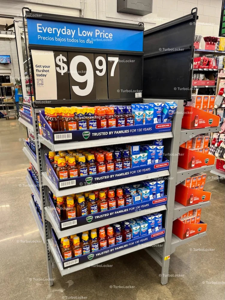 DayQuil NyQuil Vicks End Cap At A Walmart