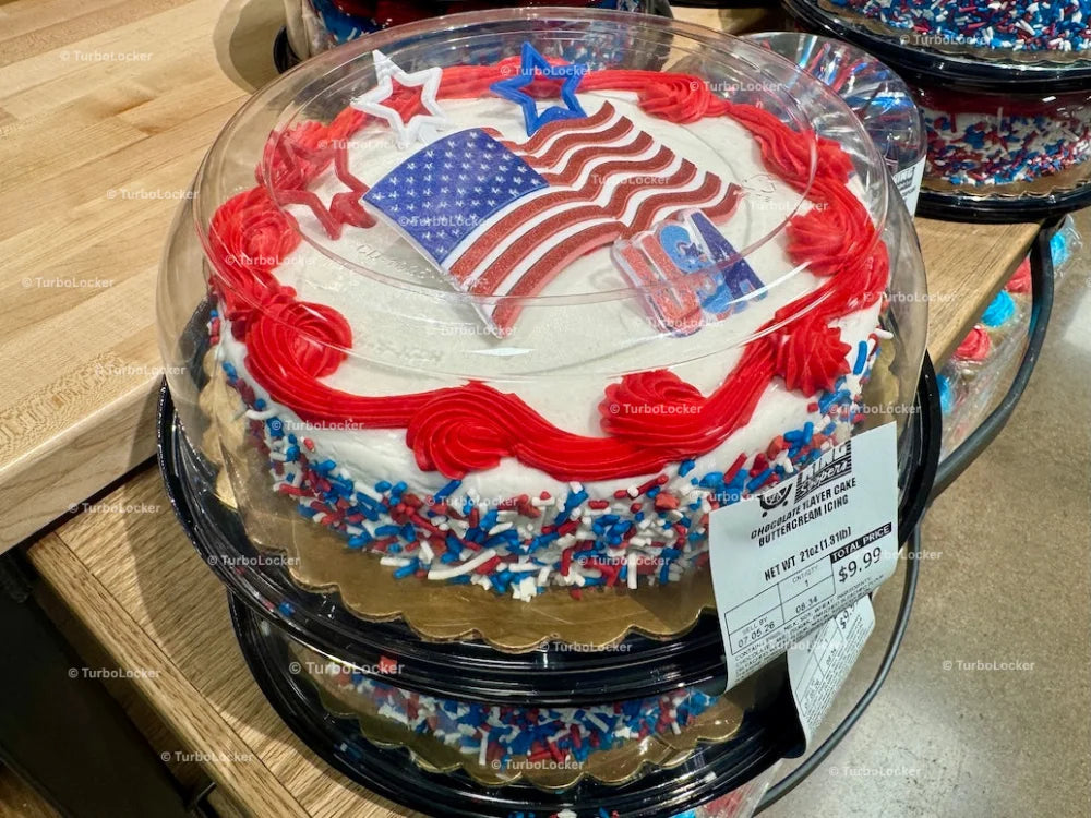 Decorated July 4th Cake