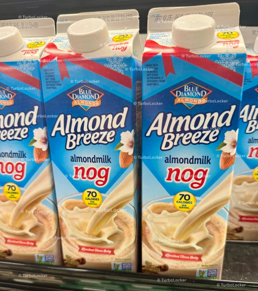 Diamond Blue Almonds Almond Breeze Almond Milk Nog