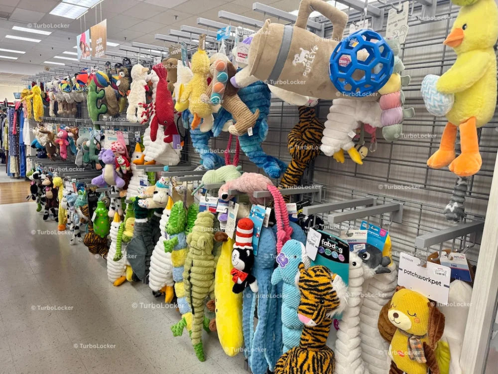 Dog Stuffed Toy Aisle