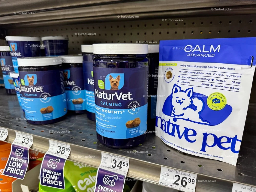 Dog Supplements On Shelf