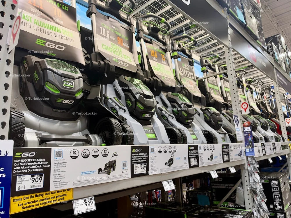 EGO Electric Lawn mower Retail Display