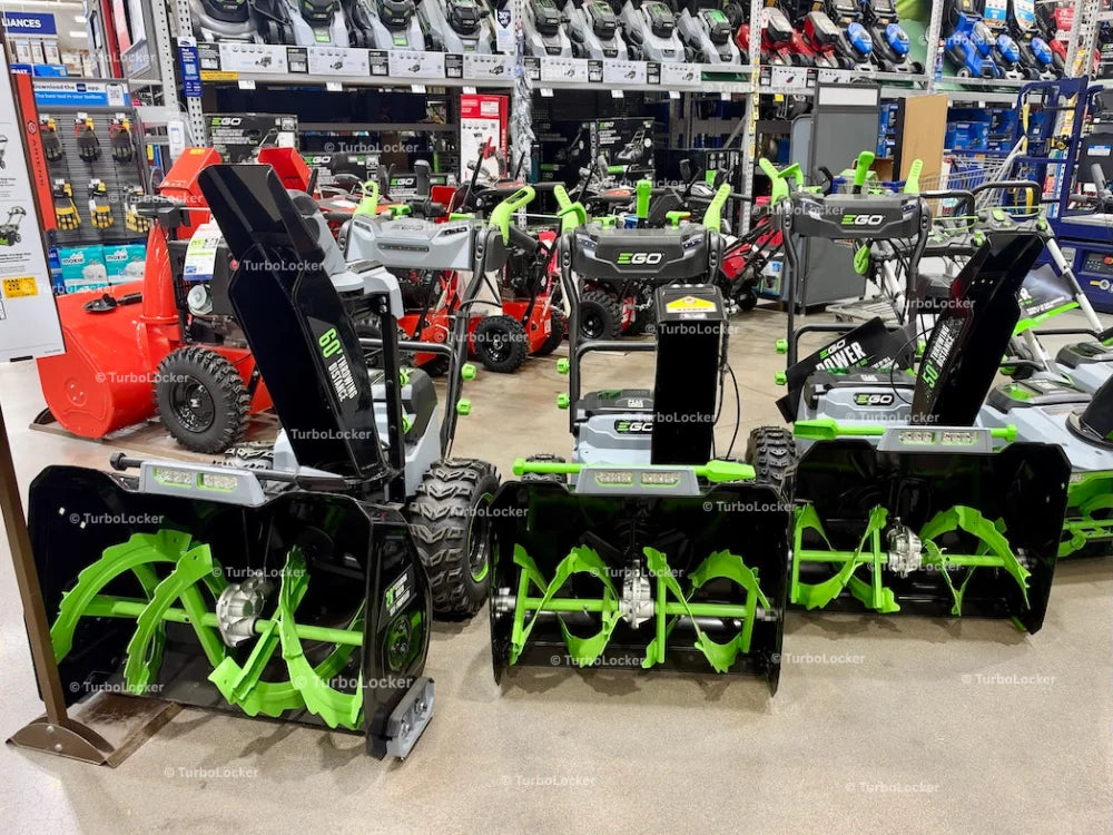 Ego Snowblower Retail Display