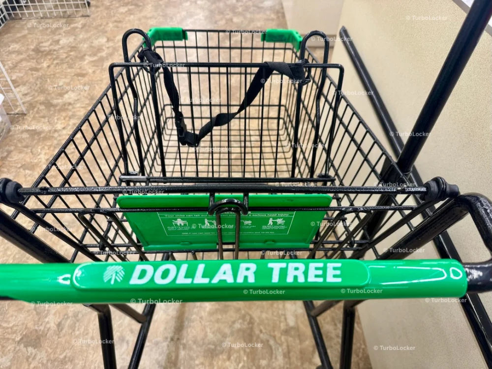 Empty Dollar Tree Cart Ready To Use