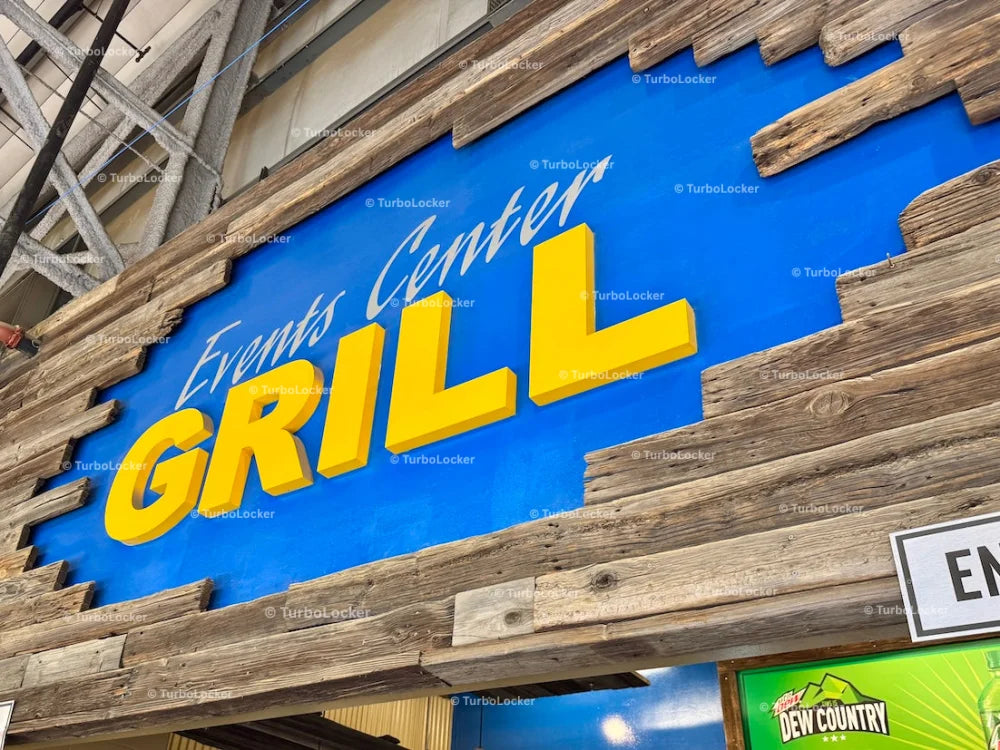 Events Center Grill Sign