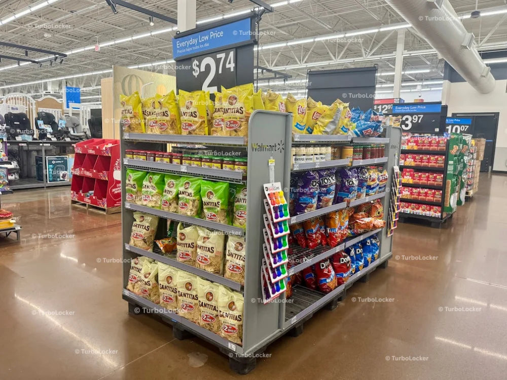 Featured Products Island In Walmart With Nacho Chips And Potato Chips