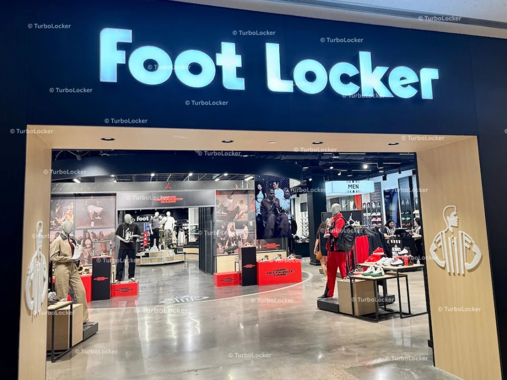 Foot Locker Store Logo And Interior