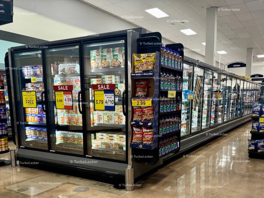 Frozen Foods Isle And End Cap