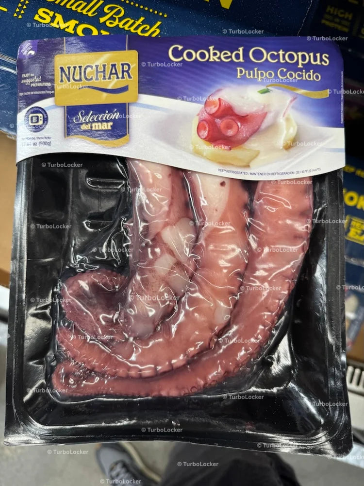 Fully Cooked Pre-Packaged Octopus Tentacle