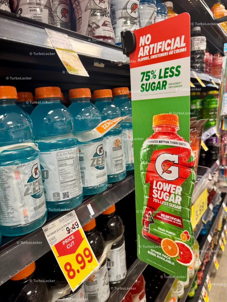 Gatorade Bottles And Sign