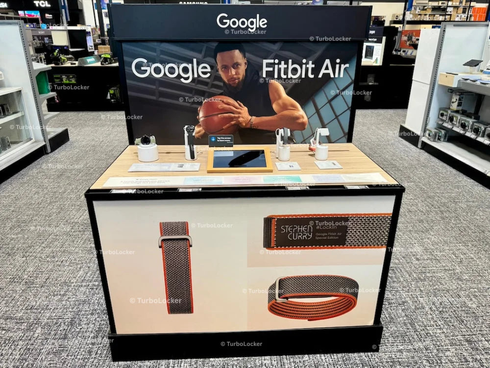 Google Fitbit Air Promotional Endcap