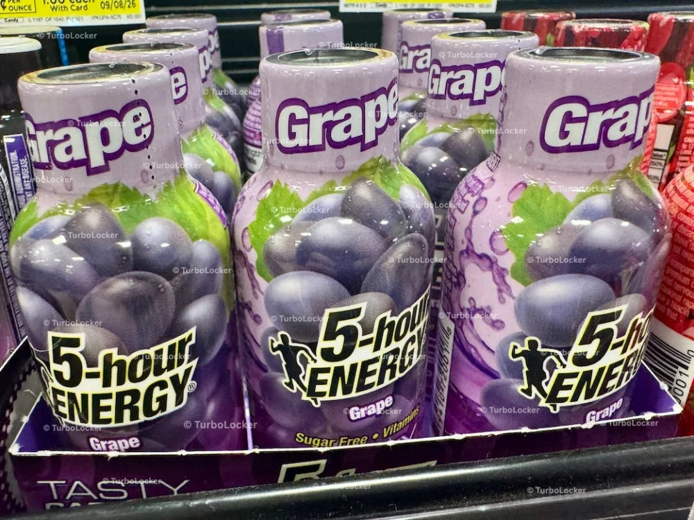 Grape 5-Hour Energy Bottles