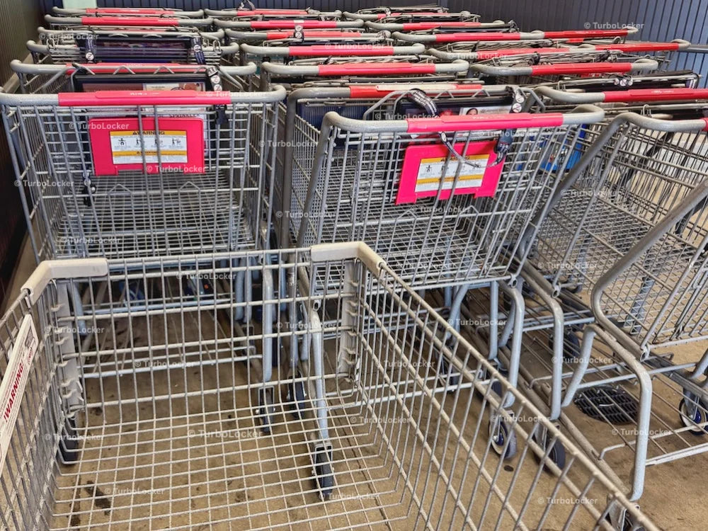 Grocery Store Cart Area